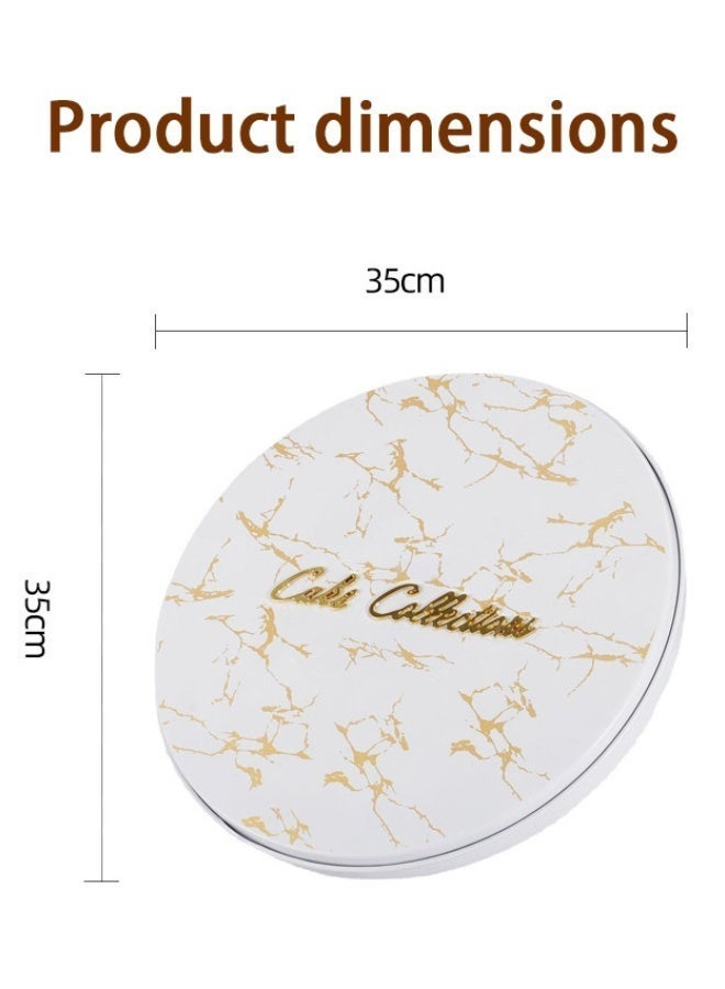 PHISMA Dessert baking box, non-stick cake container - round, pure white. - Image 5